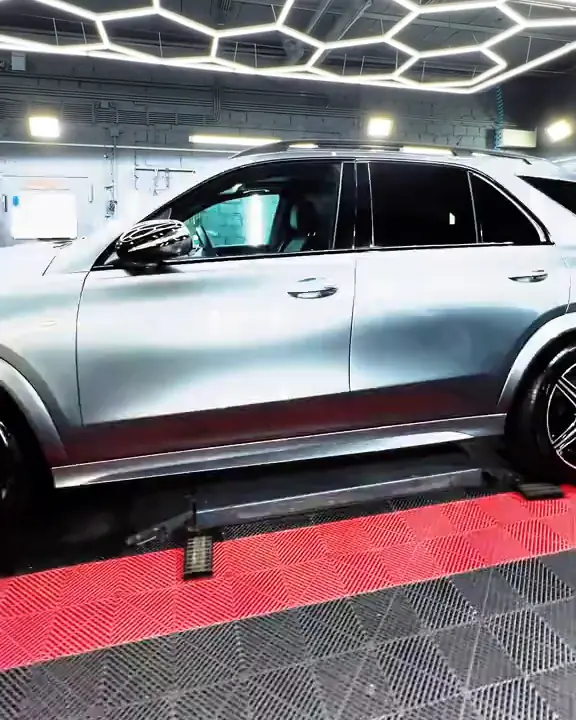 Mercedes GLE nach der Keramikversiegelung, Seitenansicht